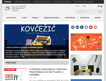 Tablet Screenshot of novinarska-skola.org.rs